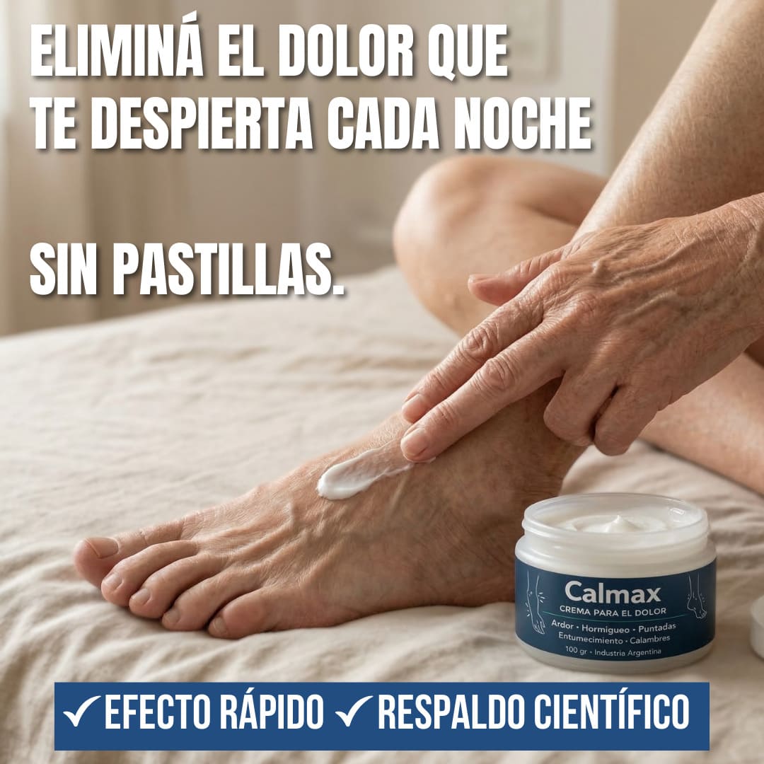 Calmax: Crema para el dolor.