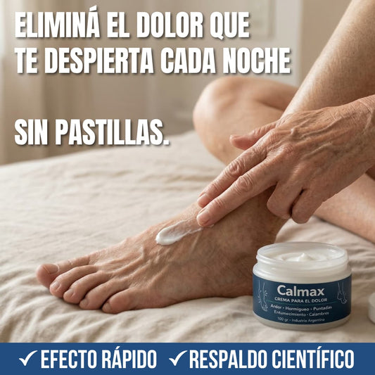 Calmax: Fórmula Natural para ardor, pinchazos, hormigueo y calambres